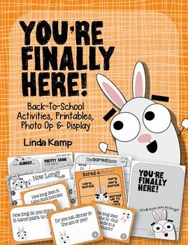 http://www.teacherspayteachers.com/Product/Youre-Finally-Here-Back-To-School-Activities-and-Bulletin-Board-1385006