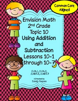 http://www.teacherspayteachers.com/Product/Envision-Math-Topic-10-2010-Version-2nd-Grade-Using-Addition-and-Subtraction-1046245